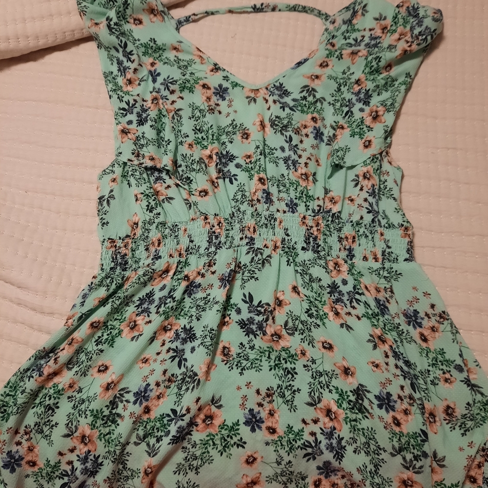 Women blouse, floral, size 0 ( L )